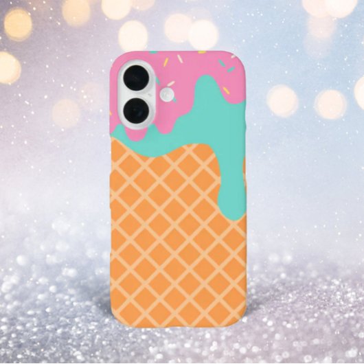 Drippy Waffle Cone Ice Cream Case-Mate iPhone Case