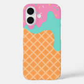 Drippy Waffle Cone Ice Cream Case-Mate iPhone Case (Achterkant)