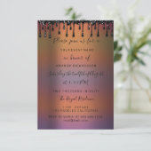 Drips Honey Sweet 16th Vrijgezellenfeest Kaart (Staand voorkant)