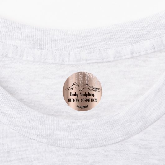 Drips Roze Lichaamscosmetica Balm Zeep Boetseren Labels (Aangebracht)