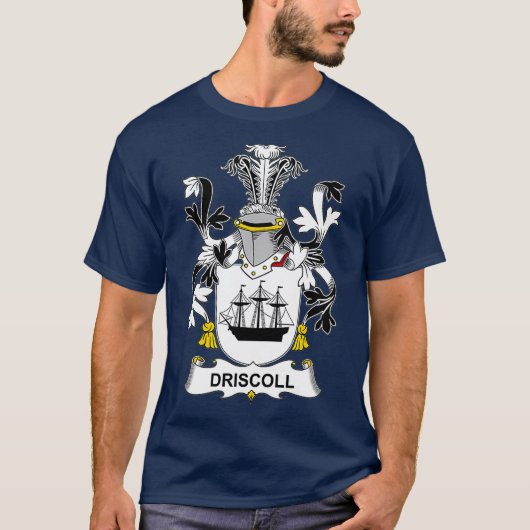 Driscoll Coat of Arms Family Crest T-shirt (Voorkant)
