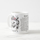 Driscoll Family Coat of Arms Mok (Voorkant links)