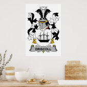 Driscoll Family Crest Poster (Keuken)