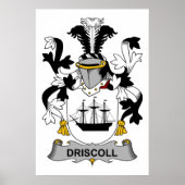Driscoll Family Crest Poster (Voorkant)