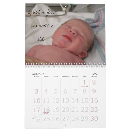 Dristen Calendar Kalender (Jan 2027)