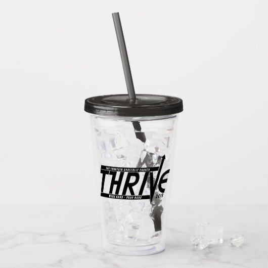 DRIVE Acryltrommel (rook) Acryl Drinkbeker (Voorkant ijs)