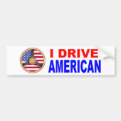 Drive American Bumpersticker (Voorkant)