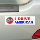 Drive American Bumpersticker (Op auto)