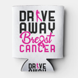 Drive Away Breast Cancer Golfing Golfer Blikjeskoeler