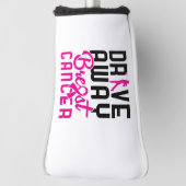 Drive Away Breast Cancer Golfing Golfer Golfheadcover (Draai 90)