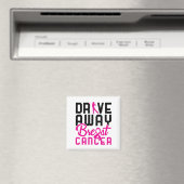 Drive Away Breast Cancer Golfing Golfer Magneet (Insitu (Vaatwasser))