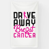 Drive Away Breast Cancer Golfing Golfer Spandoek (Verticaal)