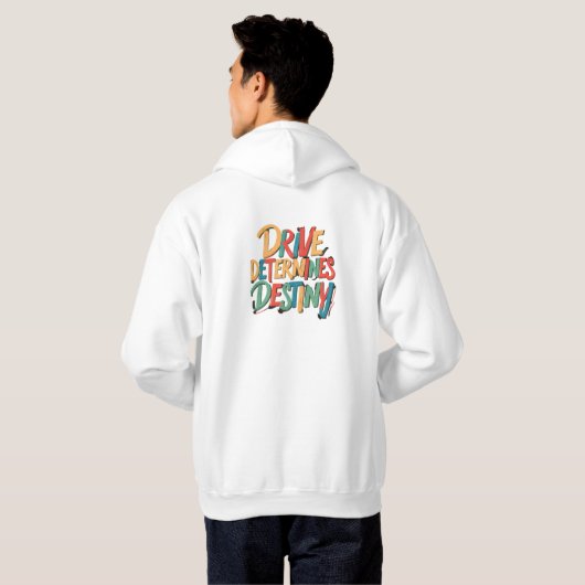 Drive bepaalt het onderscheidend hoodie (Achterkant volledig)