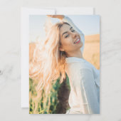 Drive by Afstudeerder Party Neon Lights Foto Kaart (Achterkant)