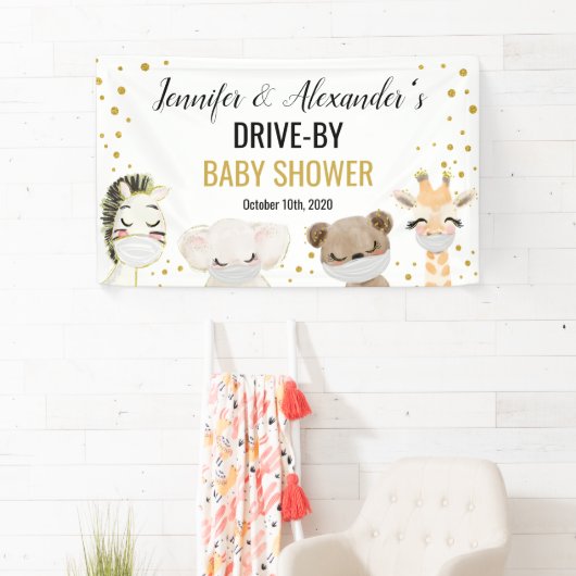 Drive-by Baby shower Banner (Insitu)