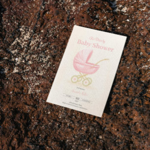 drive-by Baby shower Invitation Kaart