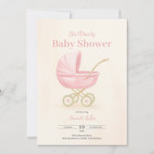 drive-by Baby shower Invitation Kaart (Voorkant)