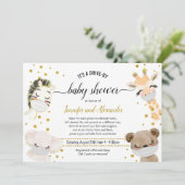 Drive-by Baby shower Kaart (Staand voorkant)