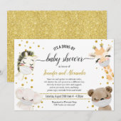 Drive-by Baby shower Kaart (Voorkant / Achterkant)