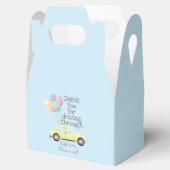 Drive By Baby shower Parade Baby Blauw voor Jongen Bedankdoosjes (Geopend)