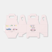 Drive By Baby shower Parade Roze voor Meisje Bedankdoosjes (Uitgevouwen)