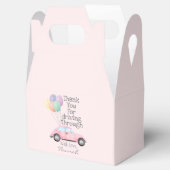 Drive By Baby shower Parade Roze voor Meisje Bedankdoosjes (Geopend)
