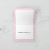 Drive By Baby Shower Parade Thank You Card (Binnen)