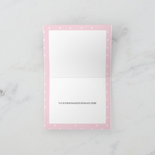 Drive By Baby Shower Parade Thank You Card (Binnen)