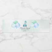 Drive by Baby shower Parade Waterflesetiketten Waterfles Etiket (Enkel label)