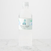 Drive by Baby shower Parade Waterflesetiketten Waterfles Etiket (Voorkant)