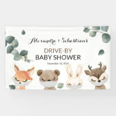 Drive-by baby shower spandoek (Horizontaal)