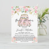 Drive by Baby shower Virtual Baby shower Kaart (Staand voorkant)