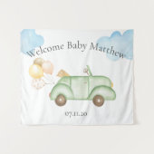 Drive By Baby Shower Wandkleed (Voorkant (horizontaal))