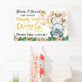 Drive by Baby shower WELCOME BANNER | Cute Safari (Insitu)