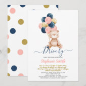 Drive by Beer Gender Reveal Baby shower Kaart (Voorkant / Achterkant)