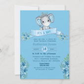 Drive by Boys Baby Shower-uitvindingen Kaart (Voorkant)