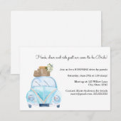 Drive By Bridal Shower uitnodigingsinzet Kaart (Voorkant / Achterkant)