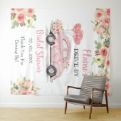Drive by Floral Pink Rij door de achtergrond van d Wandkleed (In Situ (horizontaal))