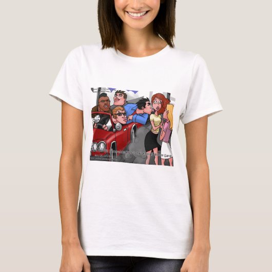 Drive By Hickey Bendes Fun T-shirts Mokken & Cadea (Voorkant)
