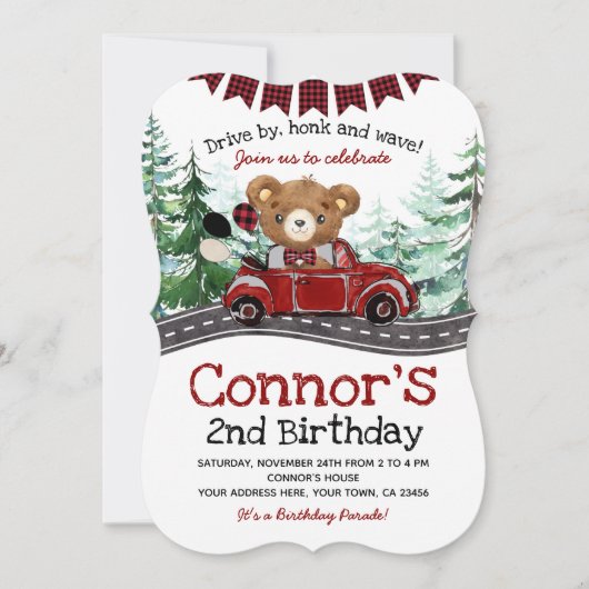 Drive by Lumberjack Beer Kaart (Voorkant)