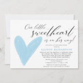 Drive-by Modern Valentijns blauwe jongen Kaart (Voorkant)