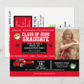 Drive By Party, 2020 Aankondigingen van het afstud (Voorkant / Achterkant)