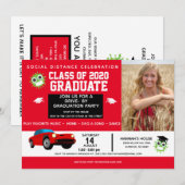 Drive By Party, 2020 afstudeeraankondigingen Aankondiging (Voorkant / Achterkant)