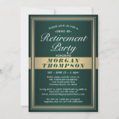 Drive-By Pensioen Partij Groen Wit en Goud Kaart (Voorkant)