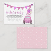 Drive by Pink Car Books for Baby Enclosure Card Informatiekaartje (Voorkant / Achterkant)