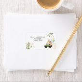 Drive-by Safari Baby Animals Baby shower Etiket (Insitu)