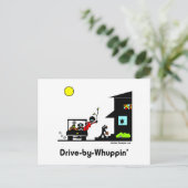 Drive-by-Whuppin Briefkaart (Staand voorkant)