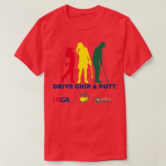 Drive Chip and Putt T-shirt (Design voorkant)