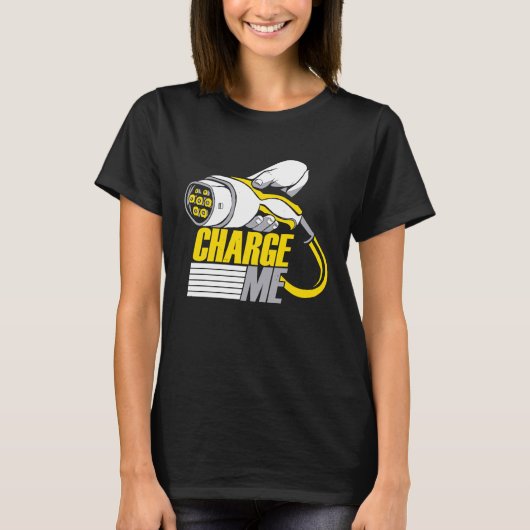 Drive Electric Cars EV Electric Vehicle T-shirt (Voorkant)