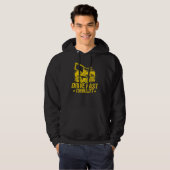 Drive Fast Turn Left Dirt Track Race Truck Sprint  Hoodie (Voorkant volledig)